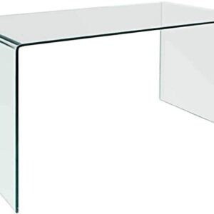 Mesa CONCORD NEW, cristal curvado, 150 x 80 cms