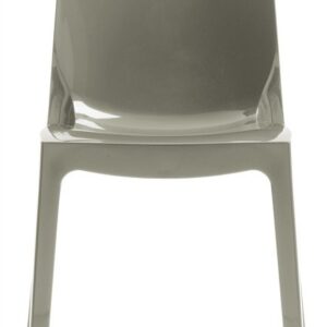 Silla ANTARTIDA, polipropileno, gris perla alto brillo