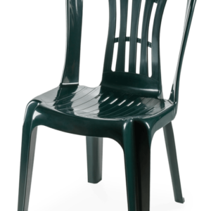 Silla CANARIAS, monoblock, apilable, verde