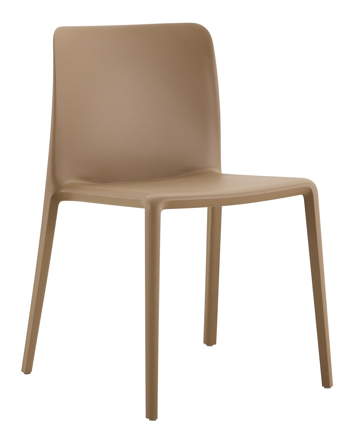 Silla CAPRICE, apilable, tratamiento anti UV, polipropileno tórtora