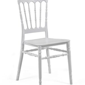 Silla WEDDING, apilable, polipropileno blanco