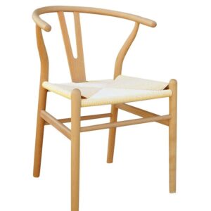 Silla WISH, madera de haya, natural, fibra trenzada