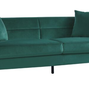 Sofá LARIOS, 3 plazas, tejido velvet verde oscuro 42