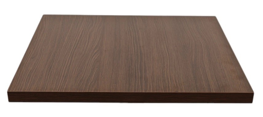 Tablero de melamina 30 mm, WENGUÉ, 68 x 68 cms