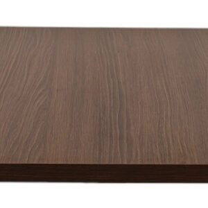 Tablero de melamina 30 mm, WENGUÉ, 80 x 80 cms
