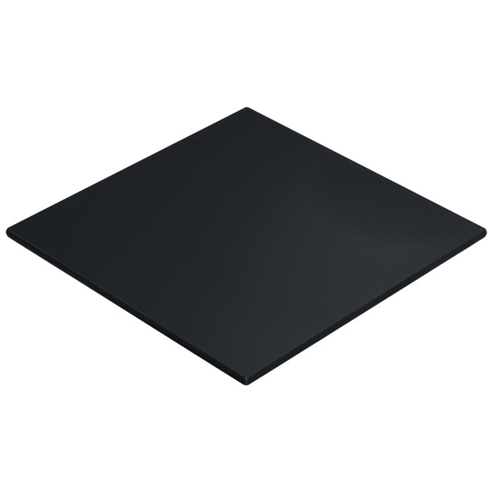 Tablero de mesa COMPACTO, 12 mm. de espesor, Negro 3190, Tavilo, 69 x 69 cms