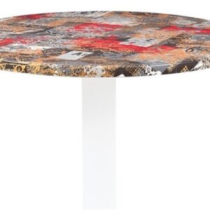 Tablero de mesa Werzalit Alemania, BABYLON 213, 70 cms de diámetro*.