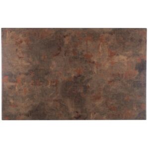 Tablero de mesa Werzalit-Sm, MARRÓN ÓXIDO 223, 110 x 70 cms