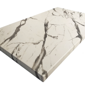 Tablero de mesa Werzalit WER-FANTASY, Mármol Ayfon 5657, 110 x 70 cms
