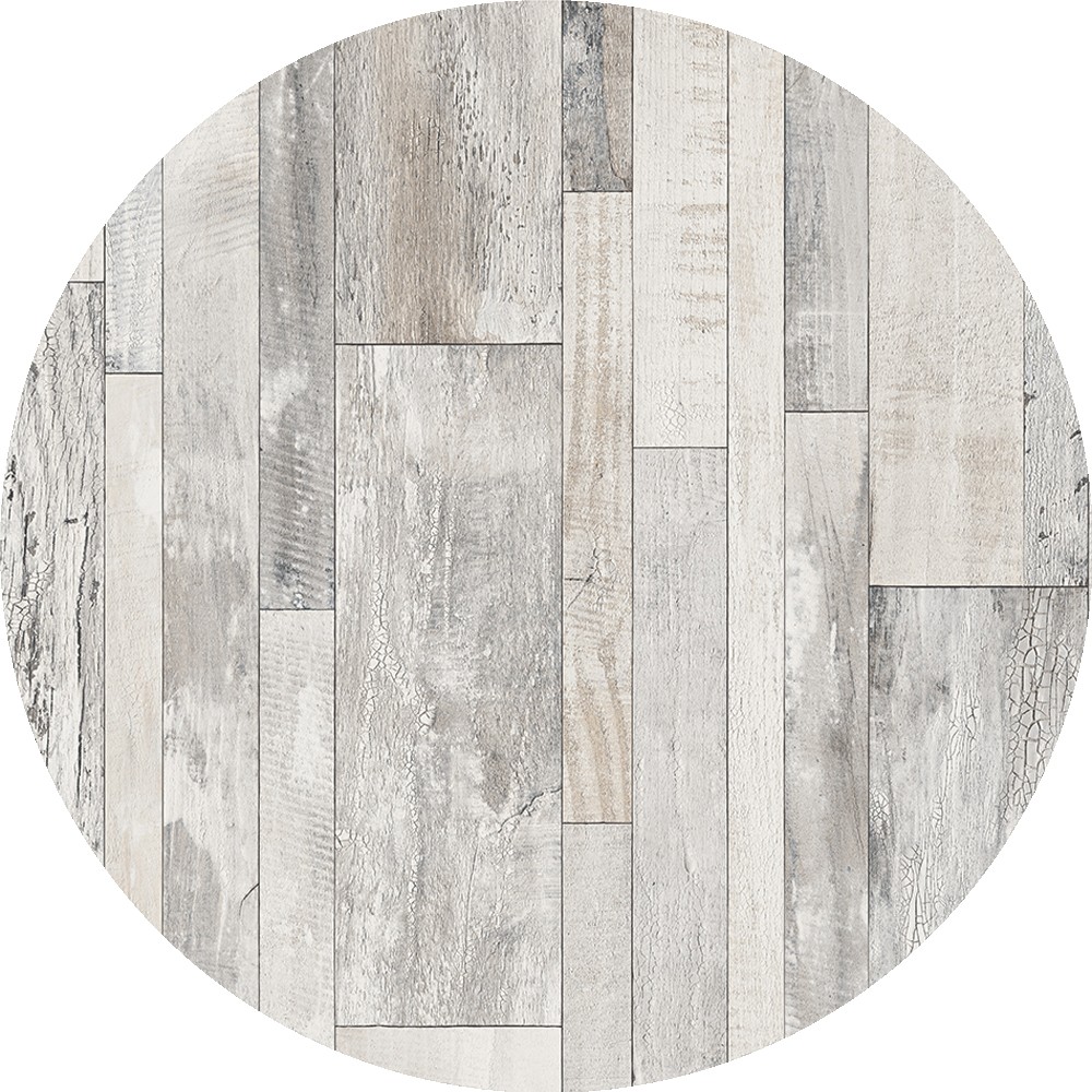 Tablero de mesa Werzalit WER-FANTASY, White Block 7537, 80 cms de diámetro