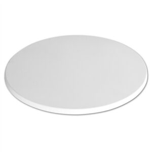 Tablero de mesa Werzalit WER-UNIART, Blanco 3101, 107 cms de diámetro