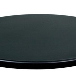 Tablero de mesa Werzalit WER-UNIART, Negro 3190, 80 cms de diámetro