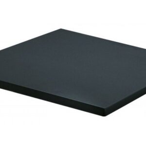 Tablero de mesa Werzalit WER-UNIART, Negro 3190, 80x80 cms