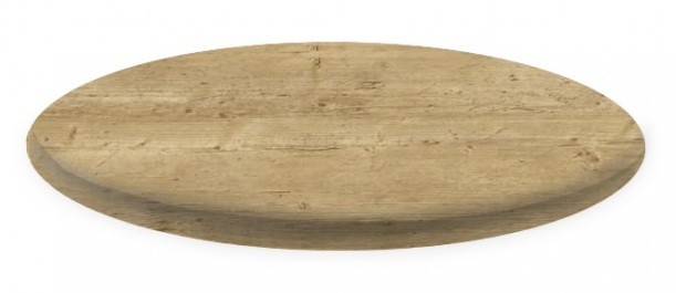 Tablero de mesa Werzalit WER-WOODART, Avalon Pine 4729, 70 cms de diámetro