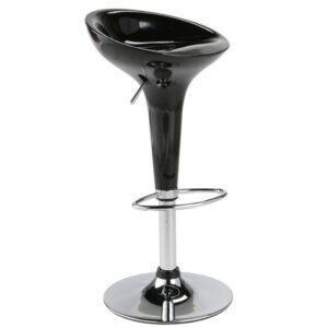 Taburete AUSTIN ( M ), cromado, abs negro
