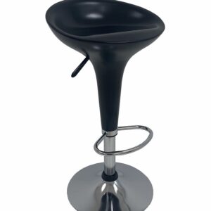 Taburete AUSTIN ( M ), cromado, abs negro mate