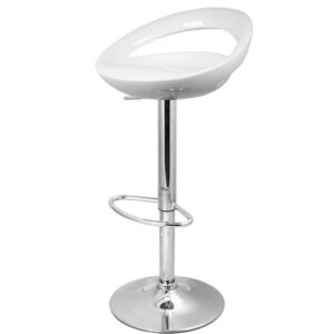 Taburete FLIT ( M ), cromado, abs blanco
