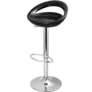Taburete FLIT (M), cromado, abs negro