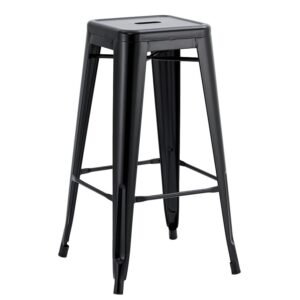 Taburete TOL EK LIMITED, acero, negro